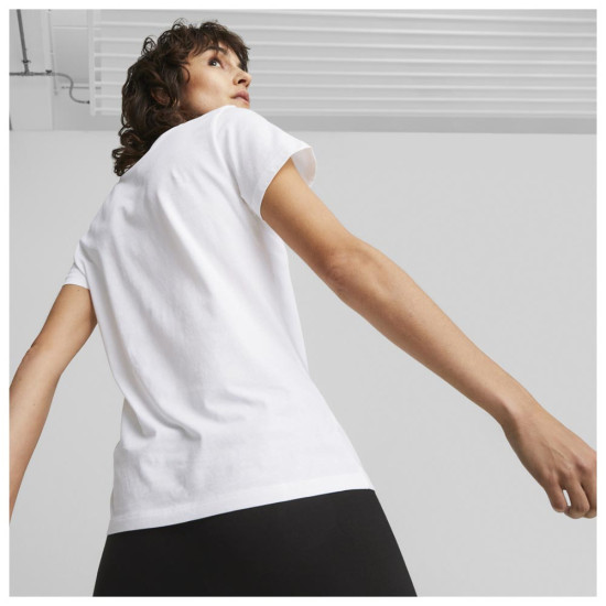 Puma Γυναικεία κοντομάνικη μπλούζα Essentials+ Metallic Logo Tee
